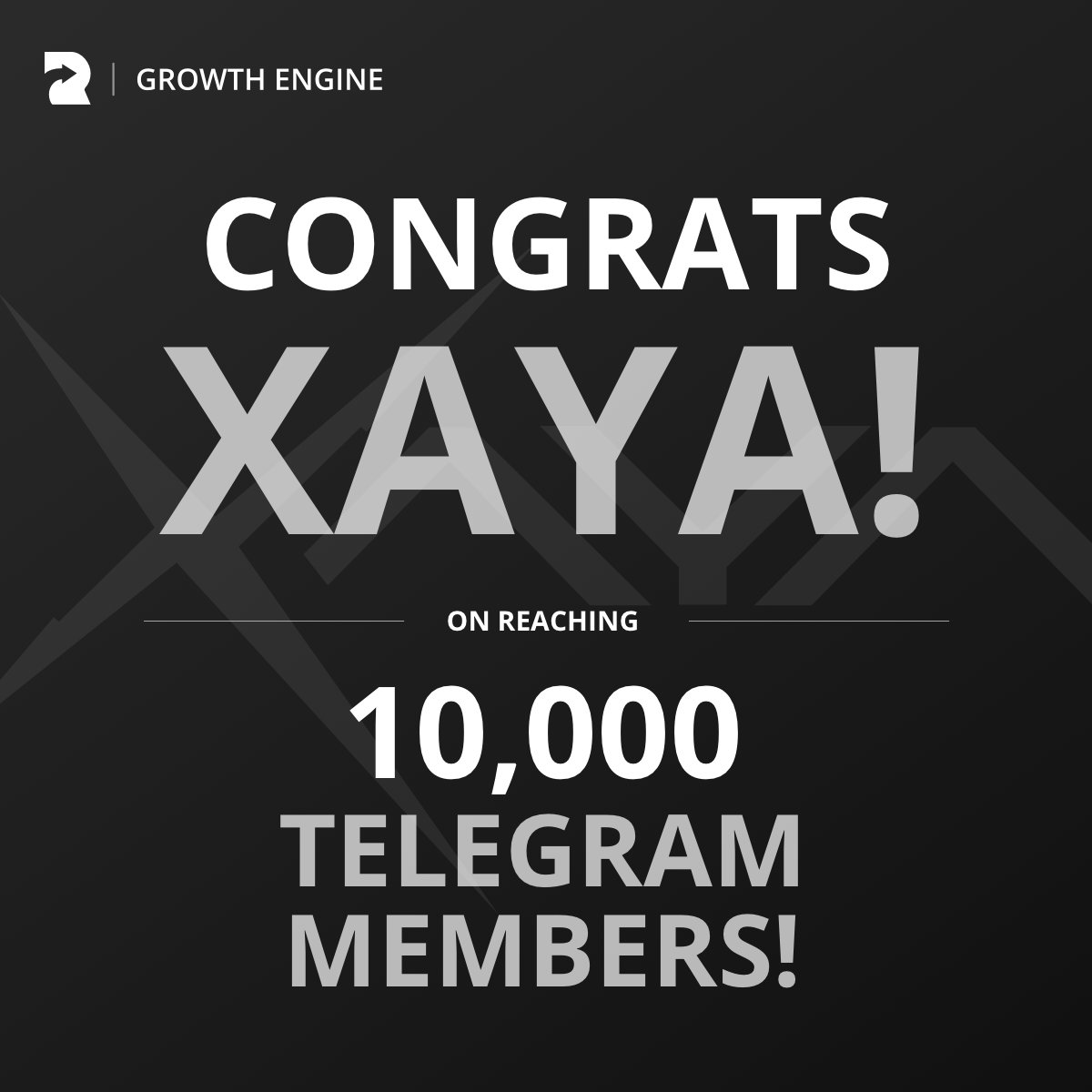 Refereum's tweet photo. HUGE Congratulations to @XAYA_tech for hitting 10K on Telegram! We love seeing the @Refereum Growth Engine help our partners hit new milestones.  Check out our growth engine in action: https://t.co/mBZSdeTWjy 🎉 https://t.co/egUetLaQsp