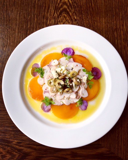 Octopus appetizer with peach carpaccio, olives, feta and basil anyone? Spots are still available for our Wine Dinner tomorrow evening. Call (215) 790-1919 to claim your seat!