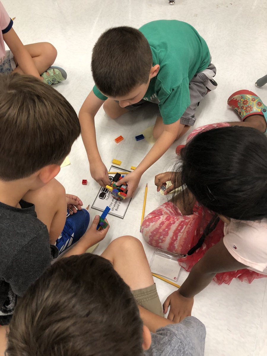 MsMiller2nd's tweet photo. Students learning how to critique and revise their LEGO mission projects #GPGators https://t.co/0bvz5RYycw