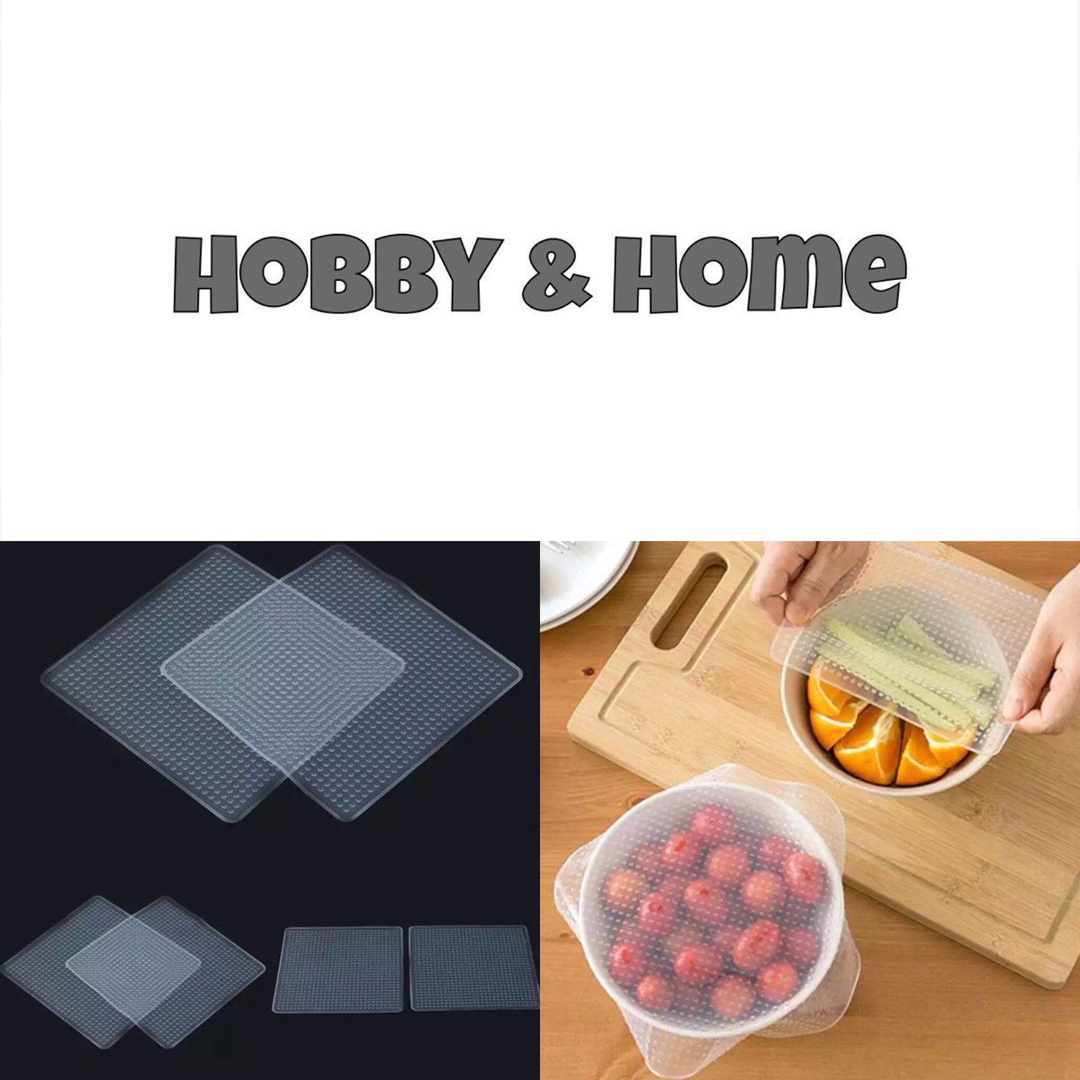 HobbyAndHome's tweet photo. Re-Usable Silicone Covers 🍉 
.
.
.
.
#VegetableCover #glass #Food #SouthAfrica #Shopping https://t.co/piUG0tgMUs
