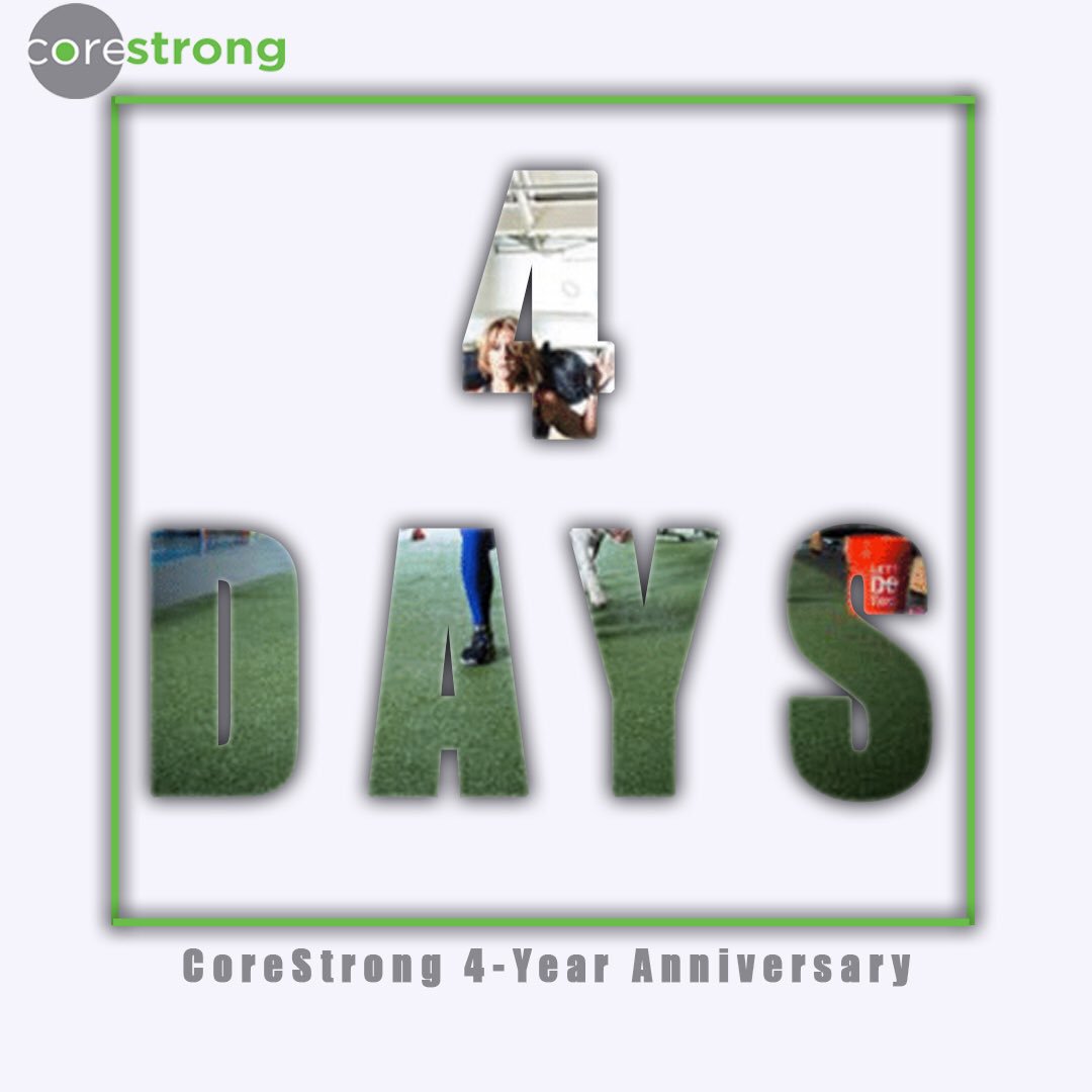 BeCoreStrong's tweet image. We are less than 5 days away from our 4-year! Don’t forget to post your favorite thing about CorrStong using #becorestrong 💪🏼