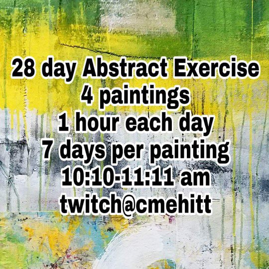 Everyday for the next 28. Why? Because @grapefancy said so.

#followme #livepainting #twitch #cmehitt #blueconelife #abstractexpression #abstractartist #artistsontwitter #pnwart #seattlemakers #DIYaf #bluecone