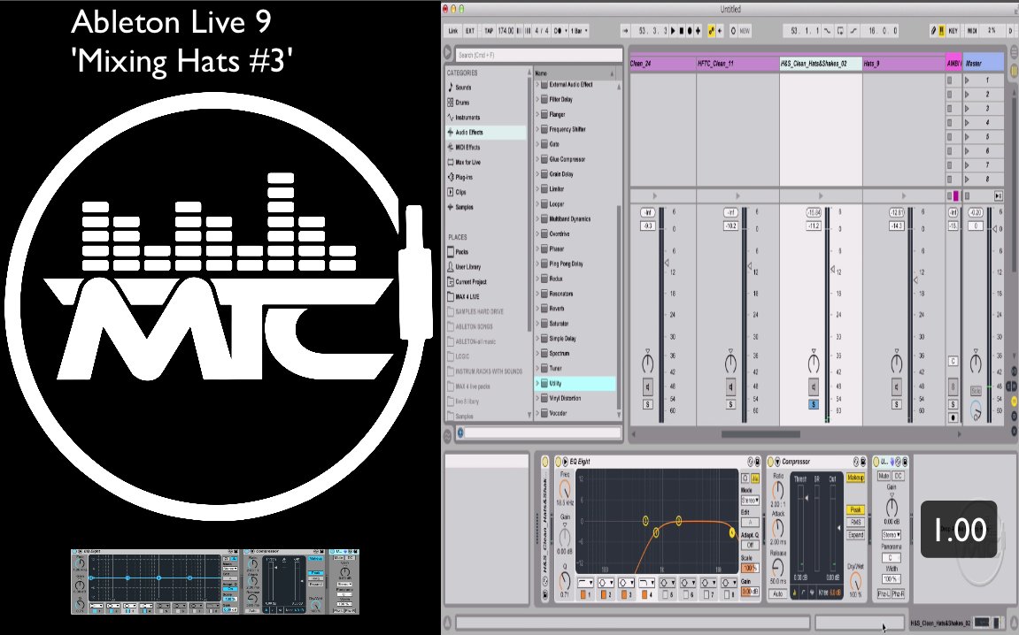 Hey, RAP here with your Tuesday MTC Tip!
In this video, we take a look at how to balance your hats/perc.
youtube.com/watch?v=GhwRVB…
Start UR FREE trial now!
Continue UR knowledge on our website!
…sictechcollectiveonline.thinkific.com musictechcollective.com 
 #Ableton10And9 #Mixing #BalanceYourMix