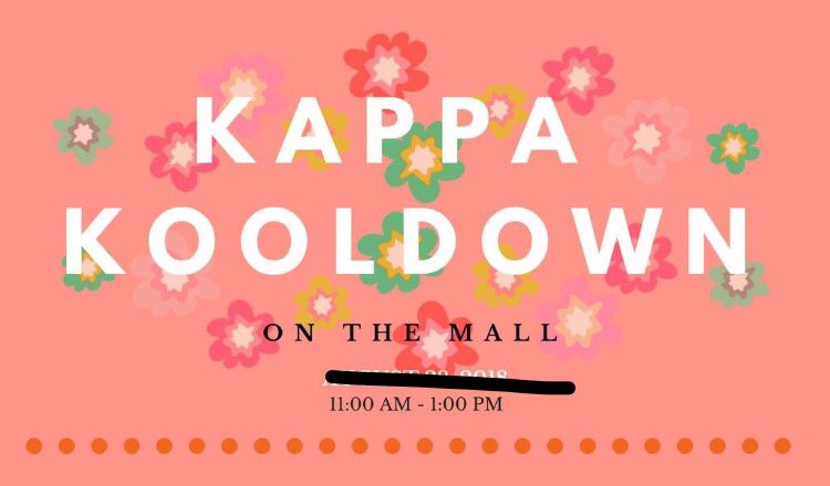 CreightonKappa's tweet photo. KOOLDOWN UPDATE: we are trying to reschedule Kooldown for September 11th. Look out for more updates soon! https://t.co/uupXGxHsFT