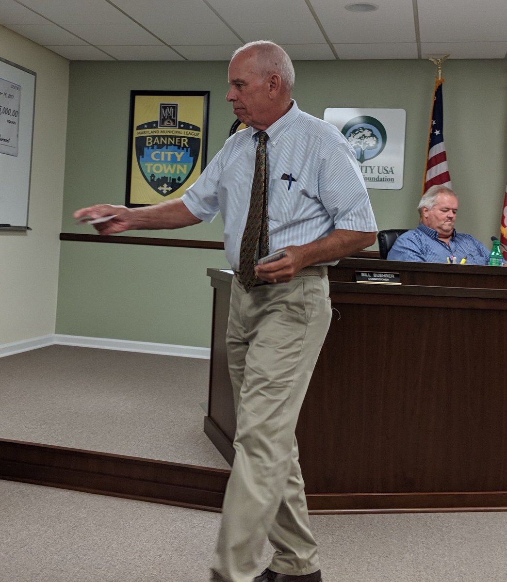 I want to thank the Mayor and Town Council of Thurmont for allowing me to speak last week regarding the issues I’ve been hearing from voters in the community, mainly concerns about addiction and increased suicide rates. I hope to work on these issues should I be elected in Nov.