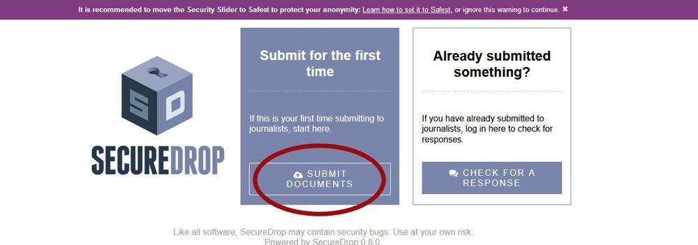 ICIJorg's tweet photo. ICYMI: Leaking for Dummies. Our foolproof seven-step guide to using SecureDrop to send ICIJ files anonymously. https://t.co/rlIEkuvHzM (Got a tip?!) https://t.co/z8pj7o9HoO