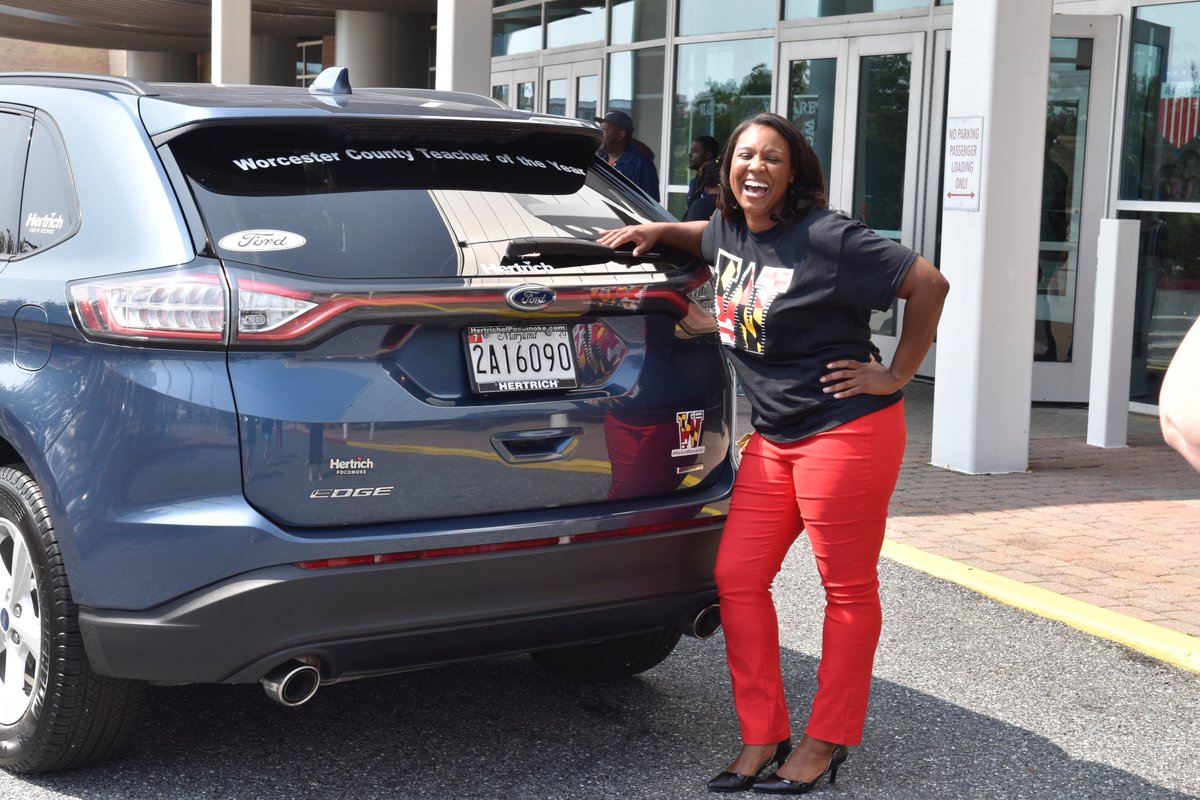 It was such an honor to work with @HertrichFamily to establish this incredible #WCPSTOY partnership - each year, our #WCPSTOY will receive a brand new vehicle for the year! And what a BIG SURPRISE for #WCPSTOY2018 Karen Holland! #PartnershipsInAction #WorcesterProud #MDTOY