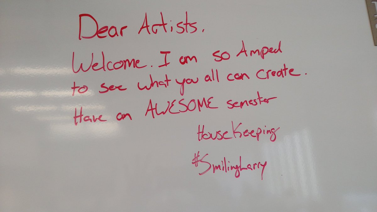 JimHarrisonUF's tweet photo. Spotted in FAC, left by @UFFacilities over the break -- for the @UF Graphic Design program getting a demanding senior year underway. Support and encouragement can take many forms. #WithEveryStep https://t.co/D29icYBQdk