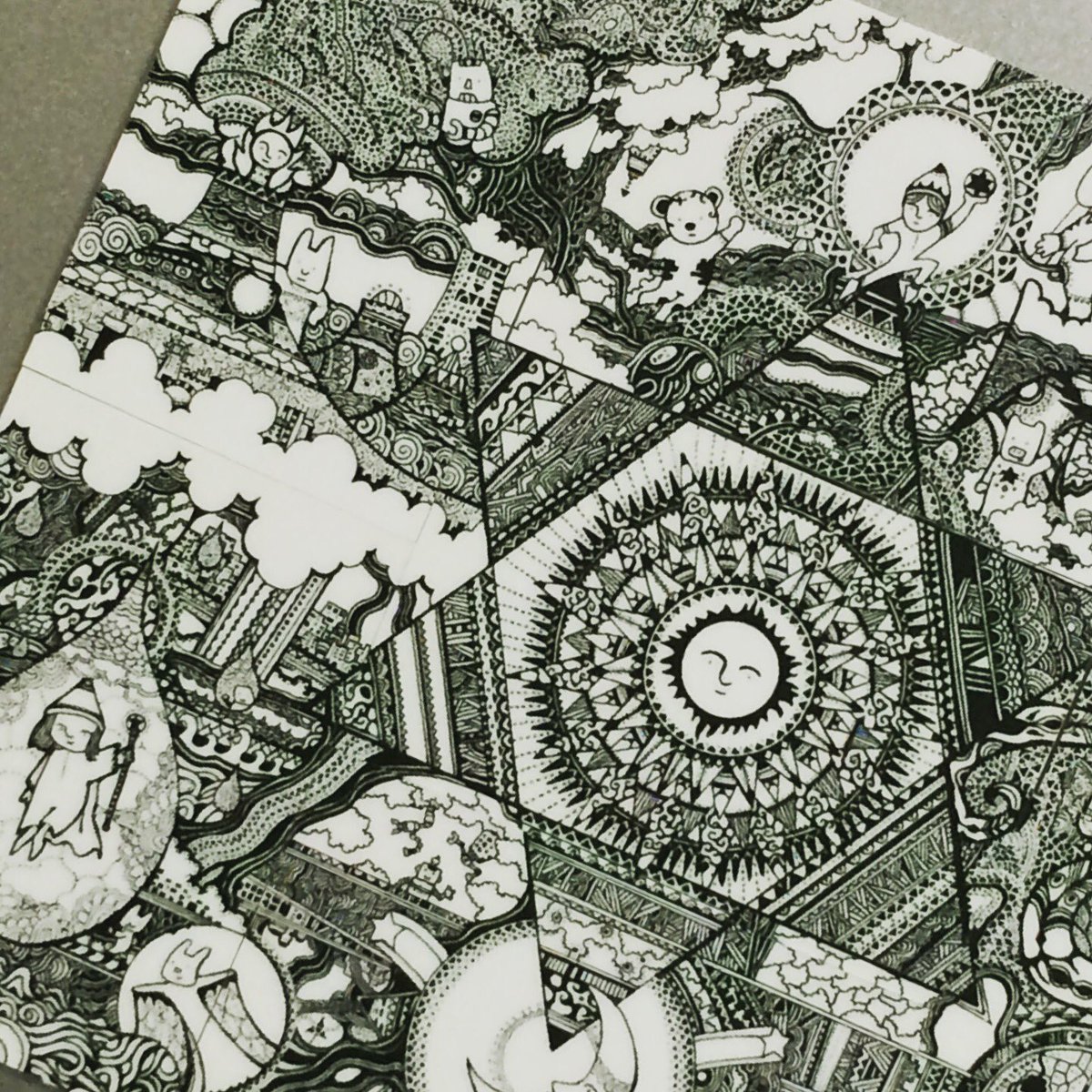 ボールペン画☆白黒 WIND BREAKER ボールペン／桜 遥 |ヒサゴオンラインショップ