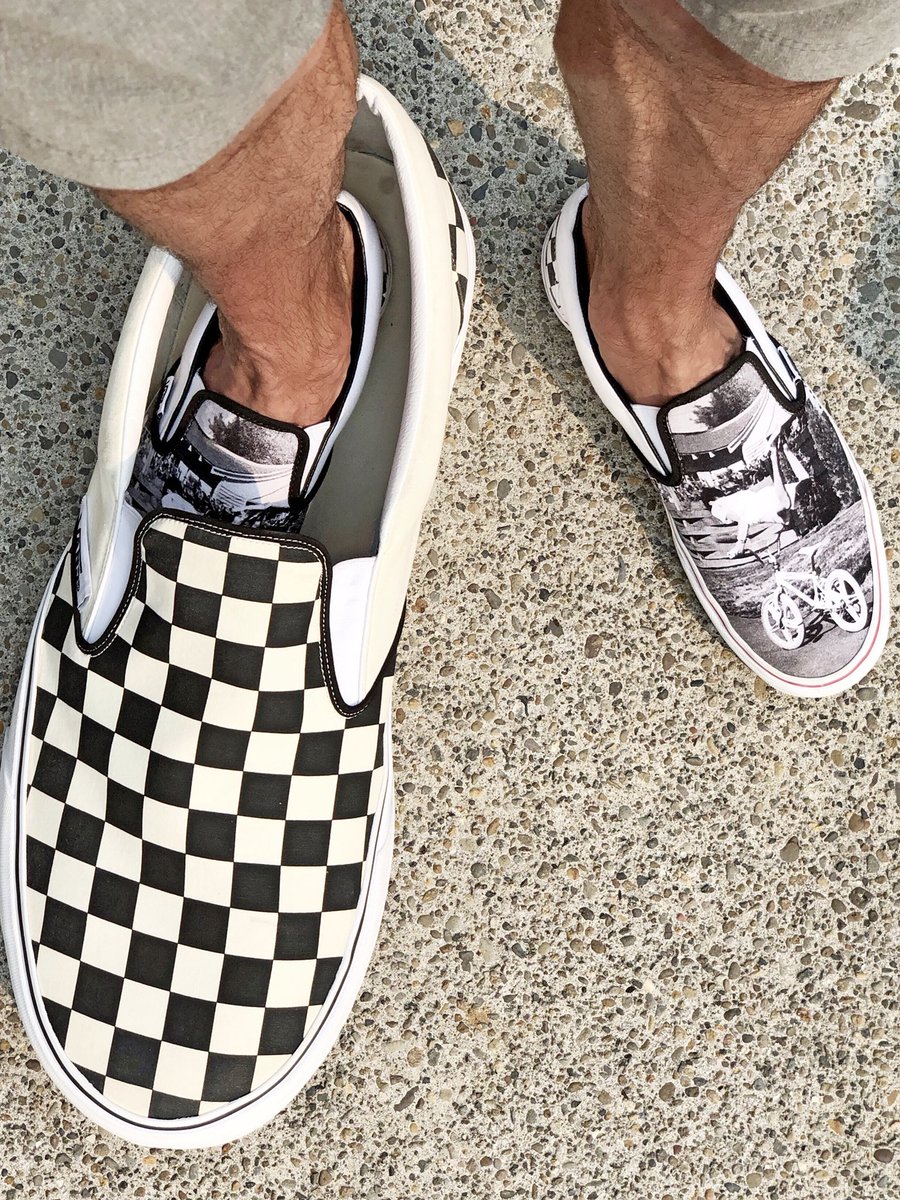 Puffchaddy1's tweet photo. @vansbmx66 My Puff RADdy customs with the size 66 checkerboard. Thanks again @vansbmx66 https://t.co/1qhbDvY8MB