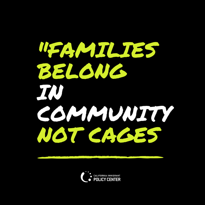 CALimmigrant's tweet image. A2: For-profit incarceration perpetuates the suffering &amp;amp; dehumanization of immigrants and communities of color. Our neighbors, families, and loves ones belong in community, not cages. #CAImmigrationChat #GEOgroup