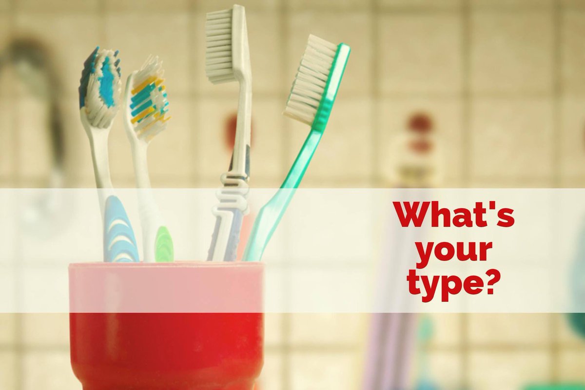 BayviewPDG's tweet photo. There are many different types &amp; variations of toothbrushes. We recommend a soft bristled brush with a small head to make it easier to reach those teeth way in the back. Whichever one you pick, just make sure you're using it for 2 minutes twice a day! #2min2x #PediatricDentists https://t.co/vG4wtUllED