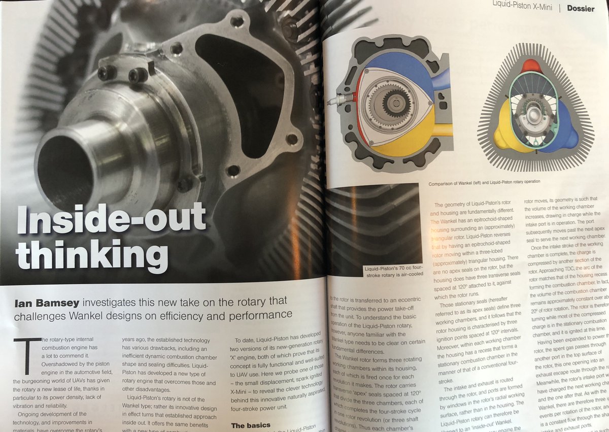 Hot off the presses 📰 Check out a deep-dive dossier on @LiquidPiston's engine in the August/Sept print issue of @UnmannedSystem! Interested in our #engines 👉 bit.ly/InvestLiquidPi… #drones #uav