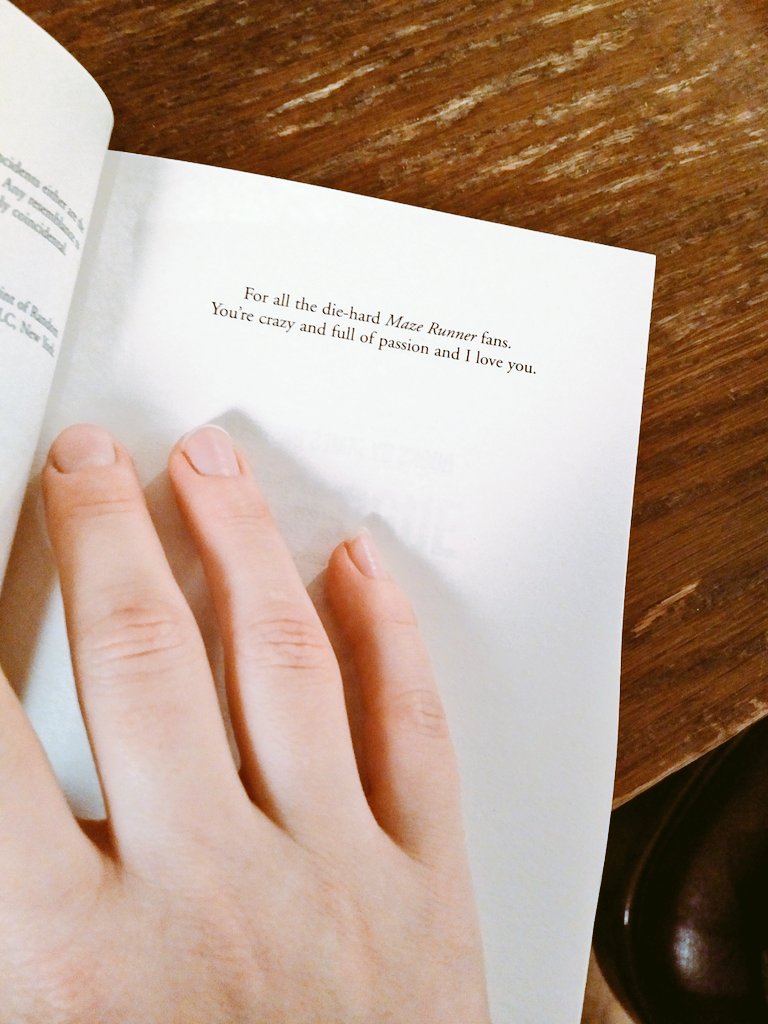 luzeless's tweet image. I just finished #TheFeverCode @jamesdashner and i cant believe it&apos;s over!! I definitely dont want it to be over so soon :( more please, lot of stories to tell... Khmm #Newt POV maybe???