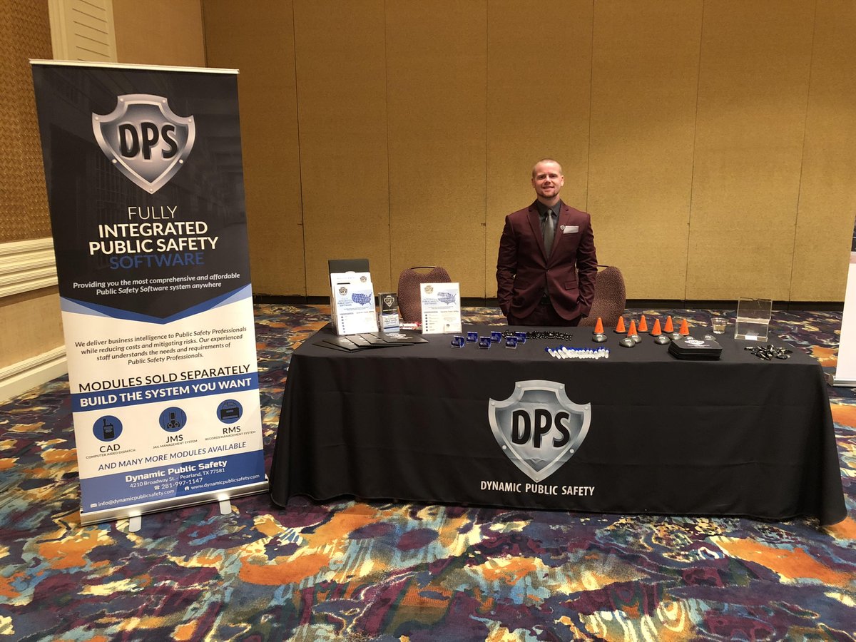 DynamicPSS's tweet image. Trevor Johnson &amp;amp; Bryce Blair at the NNALEA Conference in Las Vegas. Stop by and see them for more information on Dynamic Public Safety Software and how it can help your facility. #publicsafety #Software #LawEnforcement