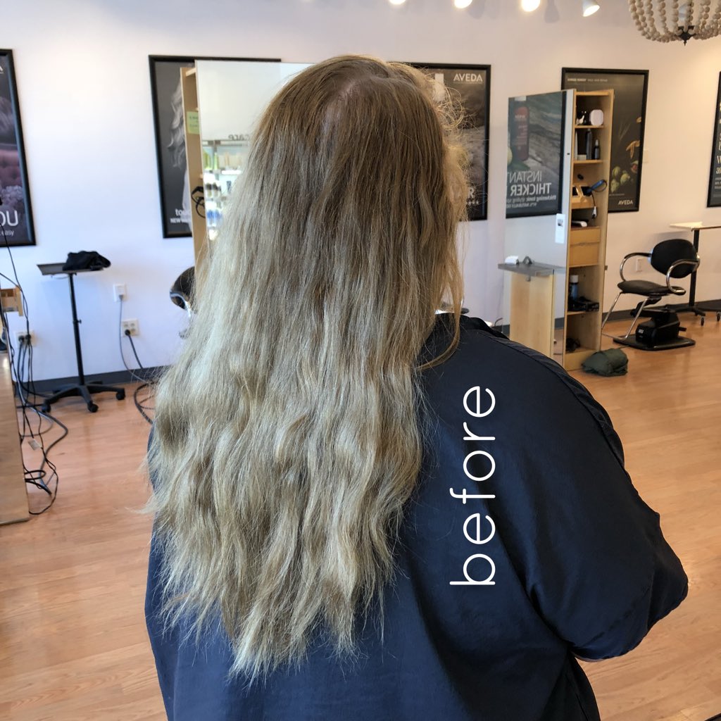 VonKekel's tweet photo. A little something for #TransformationTuesday. Dimensional blonde and cut by Senior Stylist Jennifer. @aveda #vkaveda #jenniferatvk #avedacolor #avedacustomblonde #blondehair #highlights https://t.co/kFtMiSjHwr