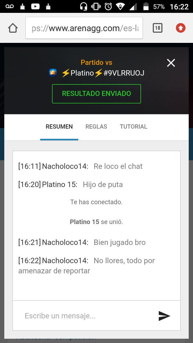 Nacho22114's tweet photo. @Platino_CR 😘😘😘 izi menos amenazas, mas entrenamiento https://t.co/iJb0AXOR7h