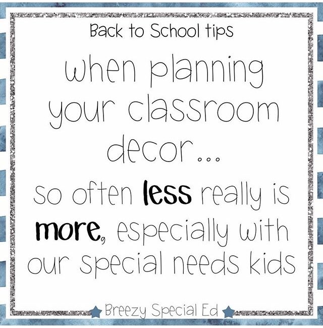marycastrucci's tweet photo. I love this...not just for a special education classroom, but something we should all be mindful of #noclutterclassroom @BreezySpecialEd https://t.co/6H8ZvMsP2L