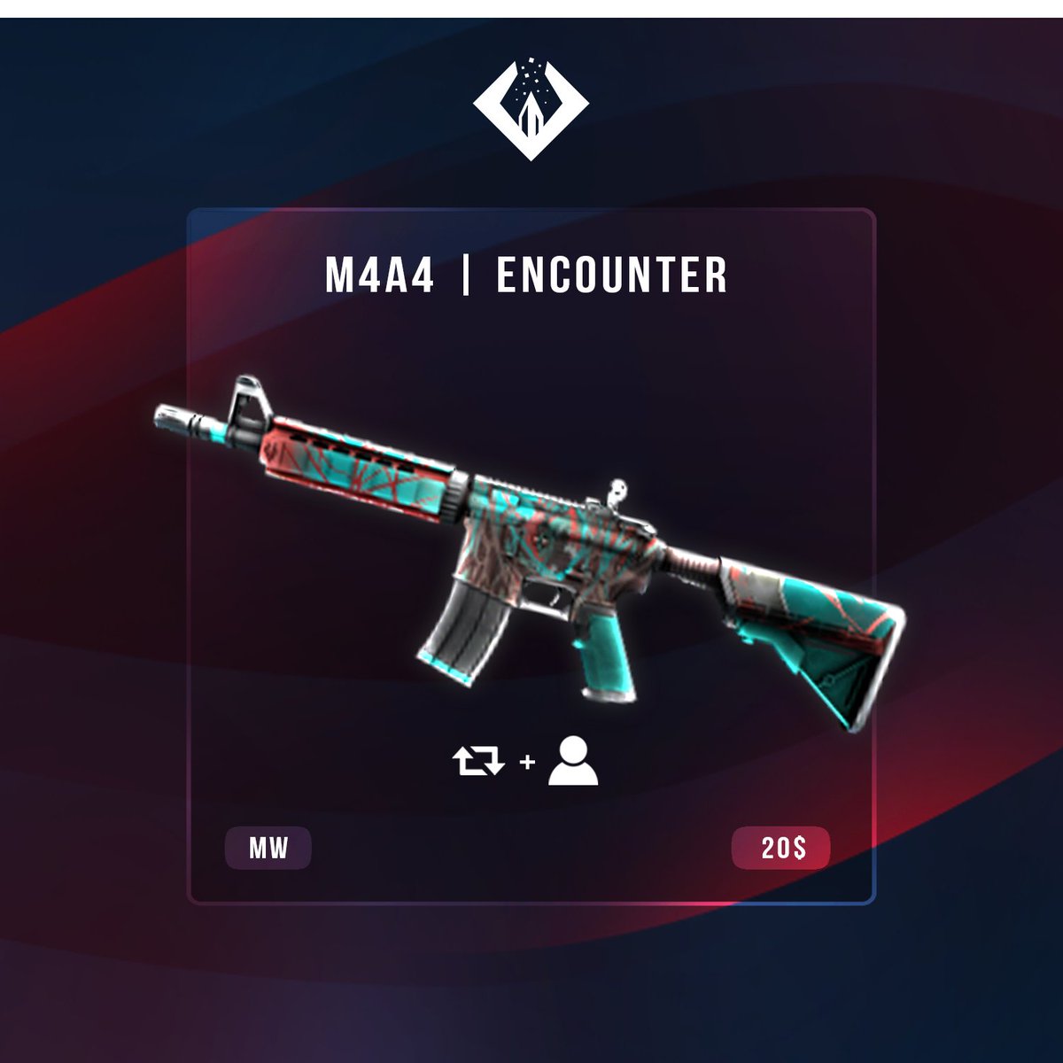 skinwaste's tweet photo. 🖤 $40 @VGO_gg SKIN GIVEAWAY 🖤

*** 2x M4A4 | ENCOUNTER [MW] *** 

->Retweet!
->Follow!
->TAG 2 FRIENDS!
->Like!

ROLLING IN 1 WEEK!

#VGOGiveaway #VGO #SKINWASTECOM #MAKESKINWASTEGREATEAGAIN https://t.co/yLpy5Xcjqv