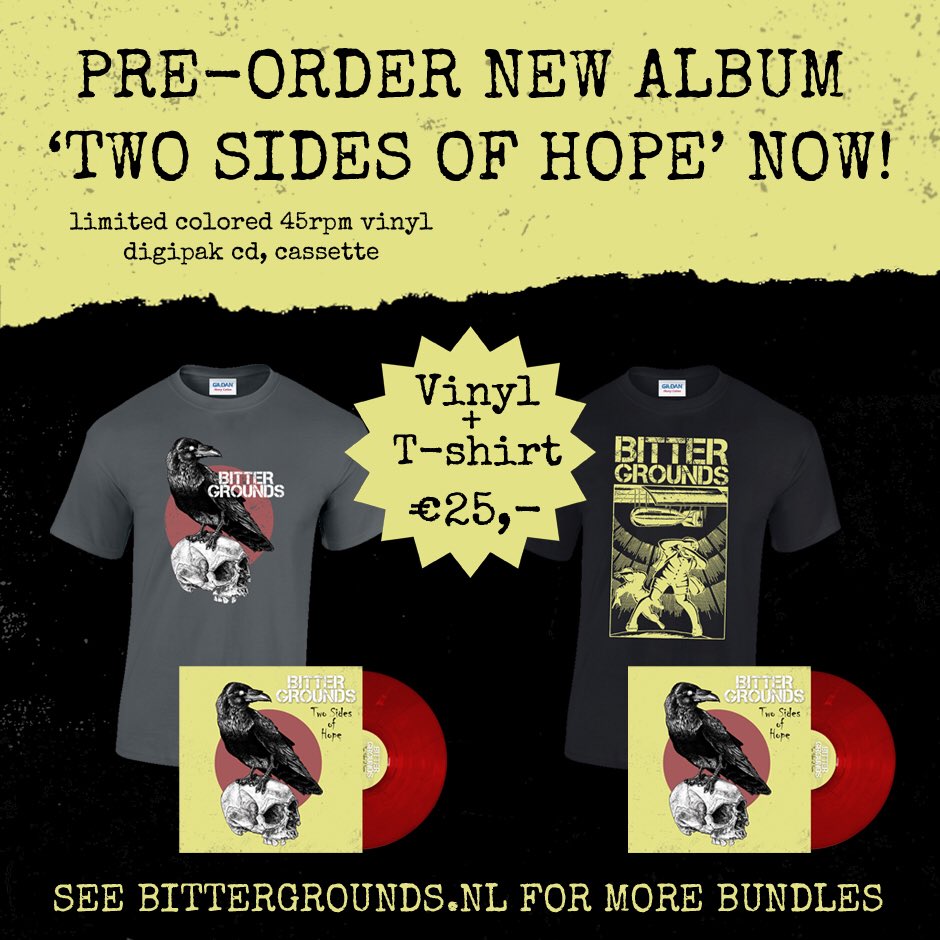BitterGrounds's tweet photo. New album, new songs, new shirts, new hope!
Help us out and grab a limited copy!

https://t.co/Lv9gWnHIlj https://t.co/T3BZiDeL9f