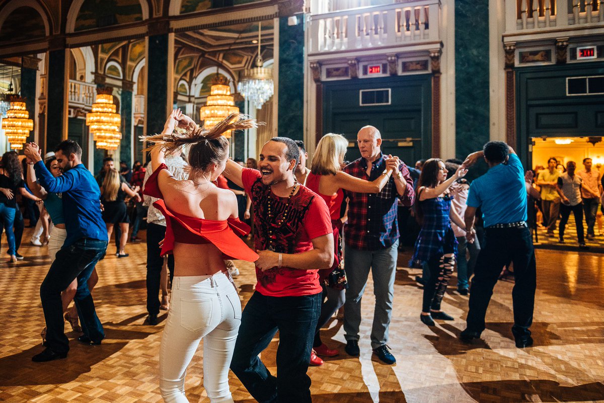CanSalsaCongres's tweet photo. 3 Ballrooms for your dancing pleasure!
Salsa, Bachata (with some Kizomba), Hustle (with some Top 40 & West Coast Swing)... There is something for everyone!!!
Party until 4am with our amazing DJs, Check them out: https://t.co/Urdle98A5y
💃🕺 #CSBC18 #salsa #bachata #hustle #DJs https://t.co/iveDZlLq9d