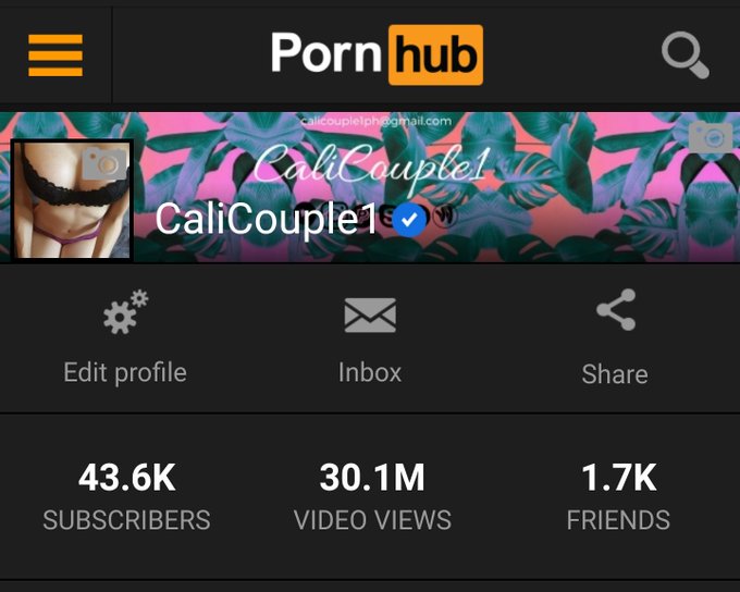 We're so close to 45k subscribers! 😊 Be sure to subscribe to our #PornHub channel for the latest updates<a href="/tag/pornhub"class="tags"><span>#pornhub</span></a><a href="/tag/calicouple1"class="tags"><span>#calicouple1</span></a>