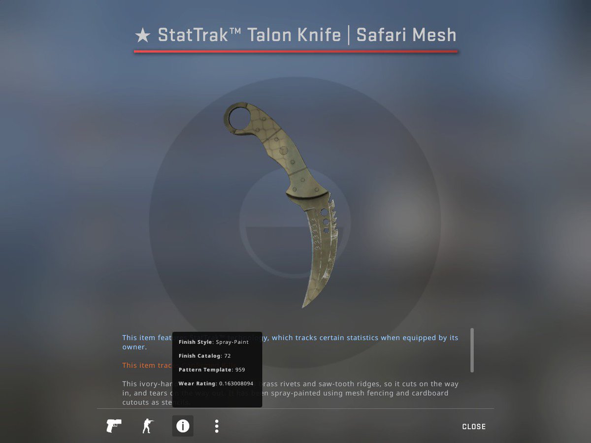 trkcsgo's tweet photo. ▶️SORTEIO ★ StatTrak™ Talon Knife | Safari Mesh FT 0.16 ◀️

🔀RETWEET + LIKE
☑️FOLLOW https://t.co/lCAFo6dv54
☑️FOLLOW https://t.co/XN7sH8fGGL

🥇Sorteio dia 5 de setembro! https://t.co/d21992dWud