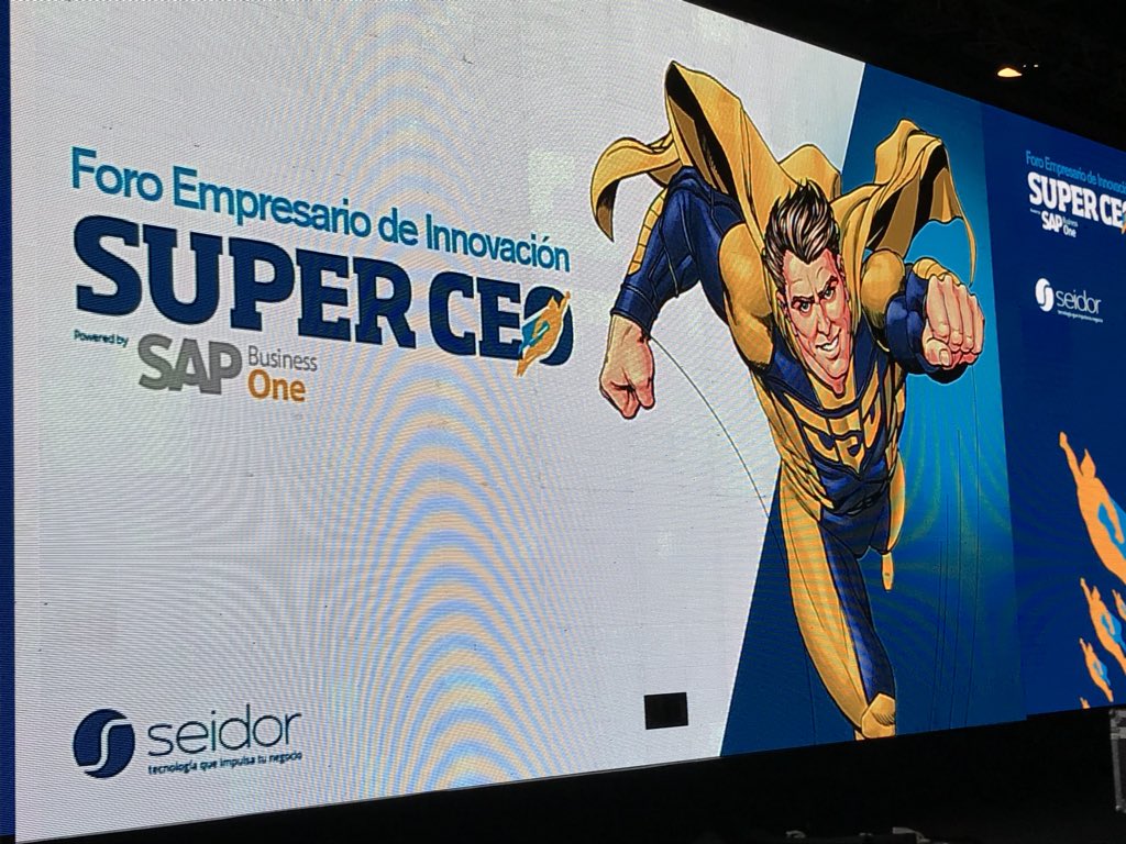 MurguiaLuisE's tweet photo. Looking forward to talk tomorrow about #SAPBusinessOne and the Digital Economy with @LuckN at @seidor Super CEO event in Buenos Aires. https://t.co/qWkglfFD6I