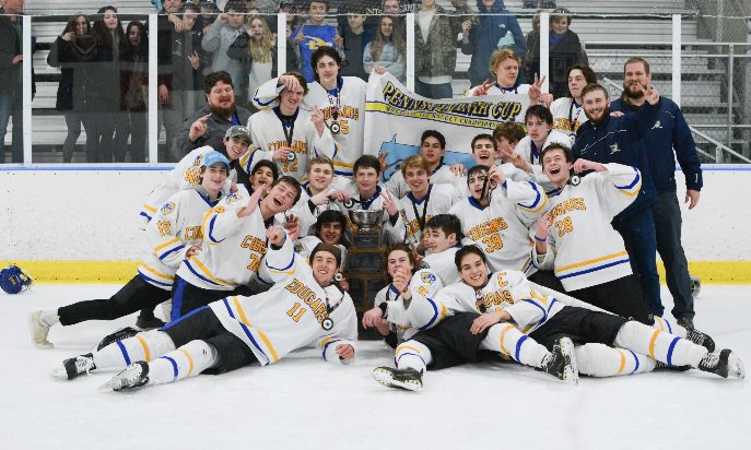 PaPrepLive's tweet photo. Downingtown East ice hockey in disarray as players protest firing of coach of back-to-back state champions (By @Smoore1117)

https://t.co/YQswtQdN7g https://t.co/le1YZc7rRH