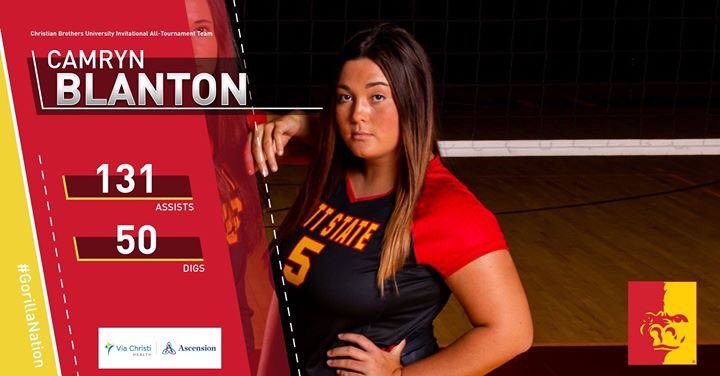 GorillasVB's tweet photo. Trio earns All-Tournament Team honors after leading Gorillas to 4-0 record to open the season. #GorillaNation #ForGloryAndFame https://t.co/qq1cSEB8id