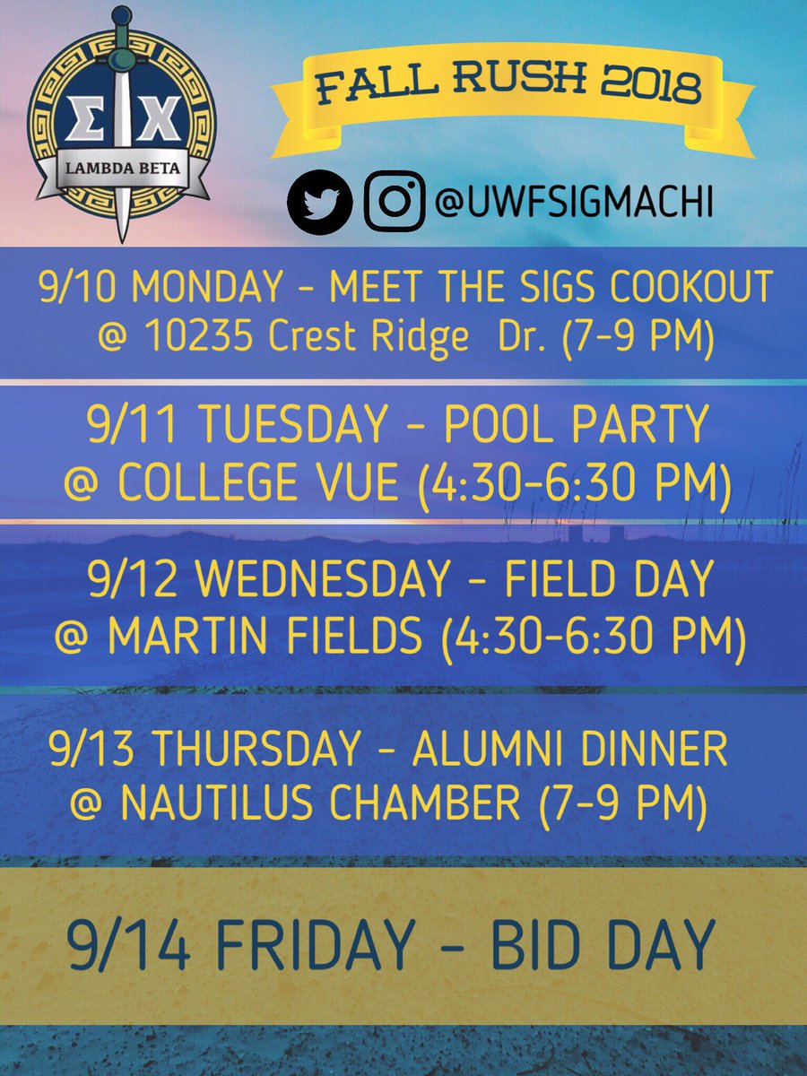 UWF SIGMA CHI tweet media
