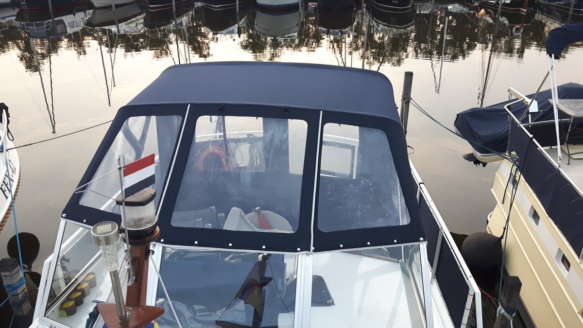 Vandaag bootkap geplaatst #dewatervogels op #loosdrecht.