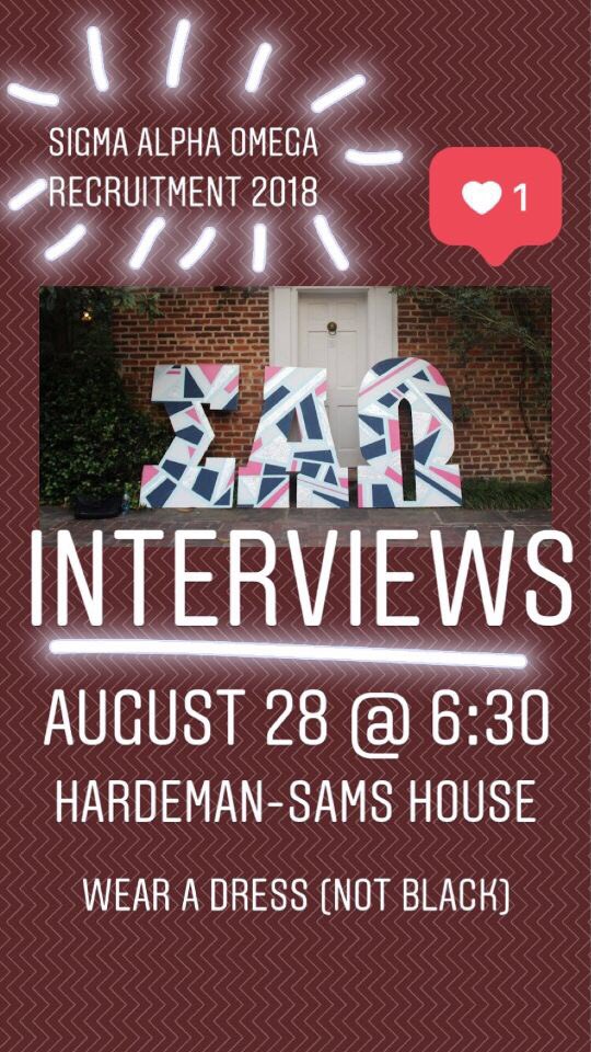 SAOatUGA's tweet photo. Our only mandatory event is tonight!!! Even if you haven’t been all week, WE WOULD STILL LOVE TO MEET YOU TONIGHT! 
If you can’t make it, reach out to us and we would love to work out another time to interview you!
#godawgs #gosao https://t.co/YU93O9NACF