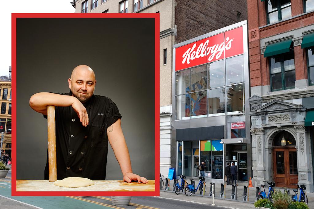OpenTable New York (@opentable_ny) on Twitter photo Don't miss out on the latest <a href="/KelloggsNYC/">Kellogg's NYC</a> Café experience featuring Chef <a href="/duffgoldman/">Duff Goldman</a> + benefiting <a href="/nokidhungry/">No Kid Hungry</a>. Enjoy fall-inspired dishes using limited-edition cereals like Pumpkin Spice Frosted Flakes: bit.ly/2PdtoAG Don't miss out on the latest <a href="/KelloggsNYC/">Kellogg's NYC</a> Café experience featuring Chef <a href="/duffgoldman/">Duff Goldman</a> + benefiting <a href="/nokidhungry/">No Kid Hungry</a>. Enjoy fall-inspired dishes using limited-edition cereals like Pumpkin Spice Frosted Flakes: bit.ly/2PdtoAG