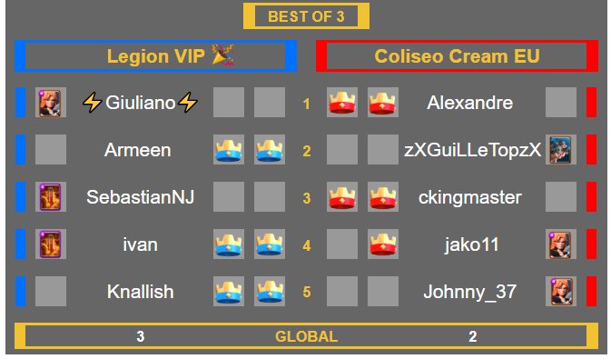 World Clash League tweet media