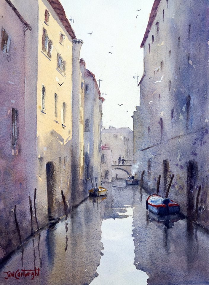 GabrielaLureti's tweet photo. 'Venice morning light' by Joe Cartwright #art https://t.co/9El2jTDDVT