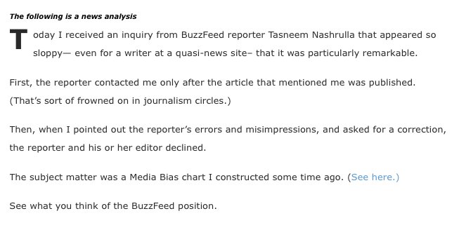 Sharyl Attkisson S Media Bias Chart