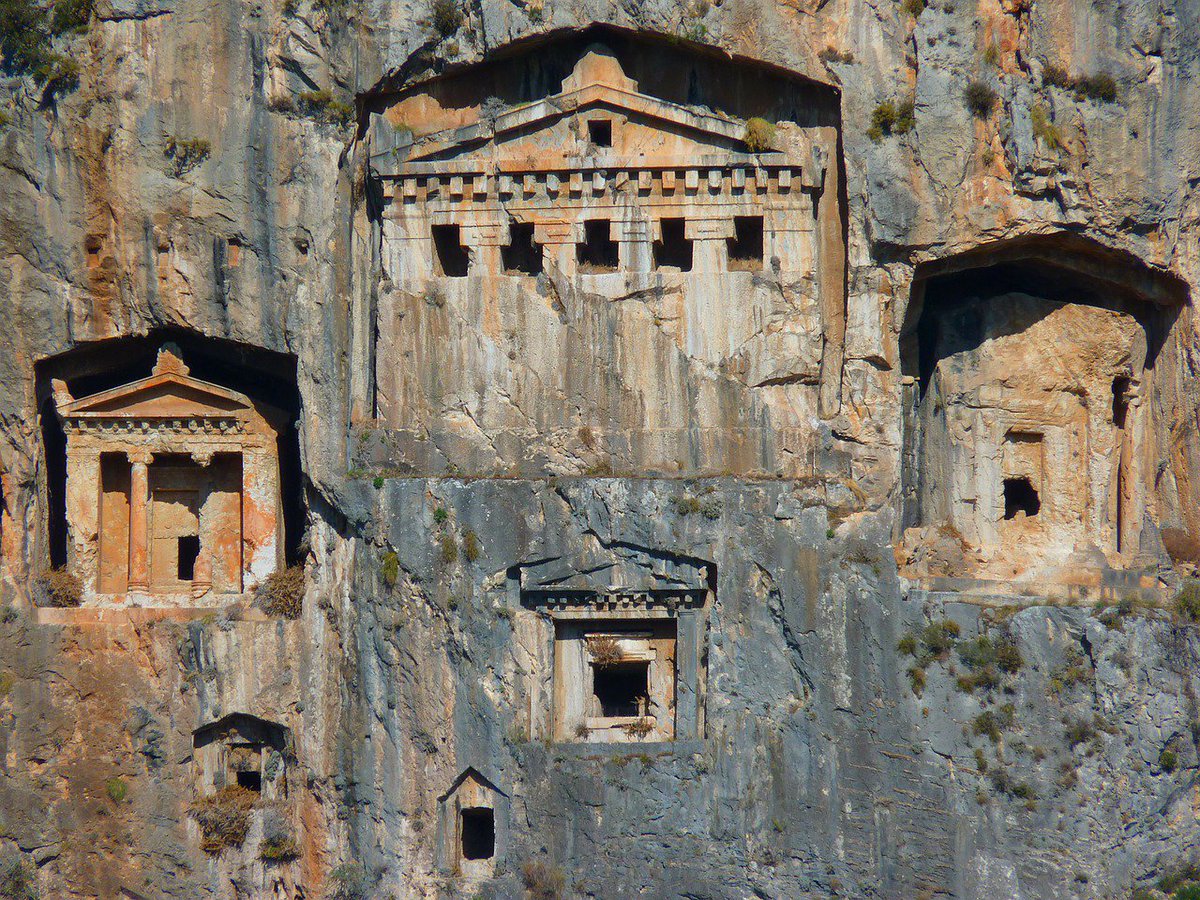 HdAnchiano's tweet photo. @PuertTannhauser @ja_vera @correhacialaluz #InTheRocks Tumbas en Dalyan (TurquΓa) https://t.co/UABhyvawNv