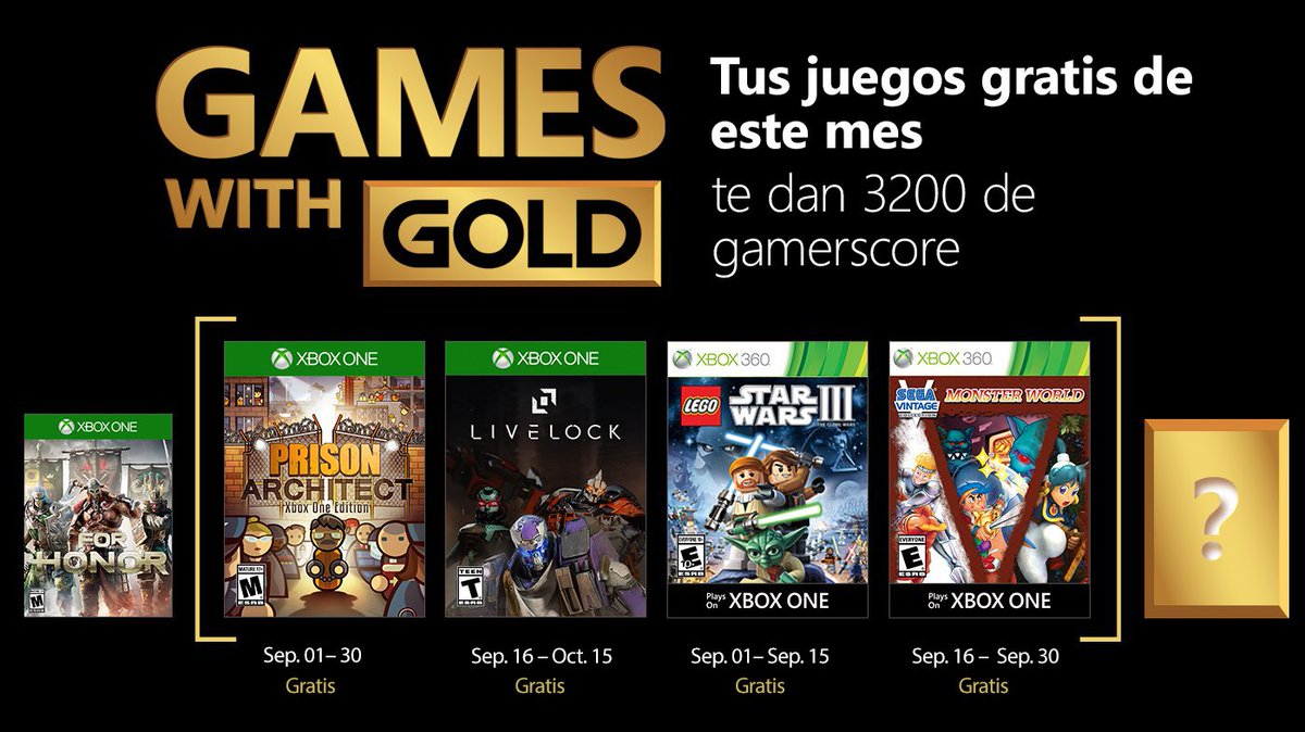 Gracias al servicio de xbox game pass podemos disfrutar de más de 100 juegos en nuestra xbox. Xbox Chile On Twitter Estos Son Los Juegos Que Puedes Descargar Gratis En Tu Xbox Con Tu Suscripcion A Games With Gold Https T Co Nnawwbgqpe Https T Co If3tbhaemj