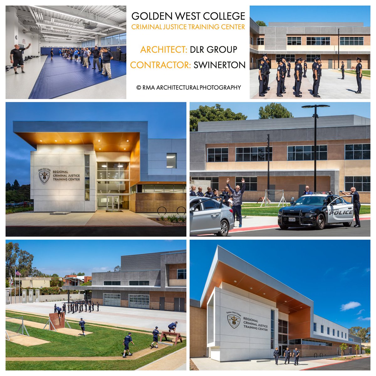 RMAphoto's tweet photo. Golden West College - Criminal Justice Training Center
RMA Architectural Photography with @dlr_group &amp; @swinerton1888 https://t.co/eUGze84OFa