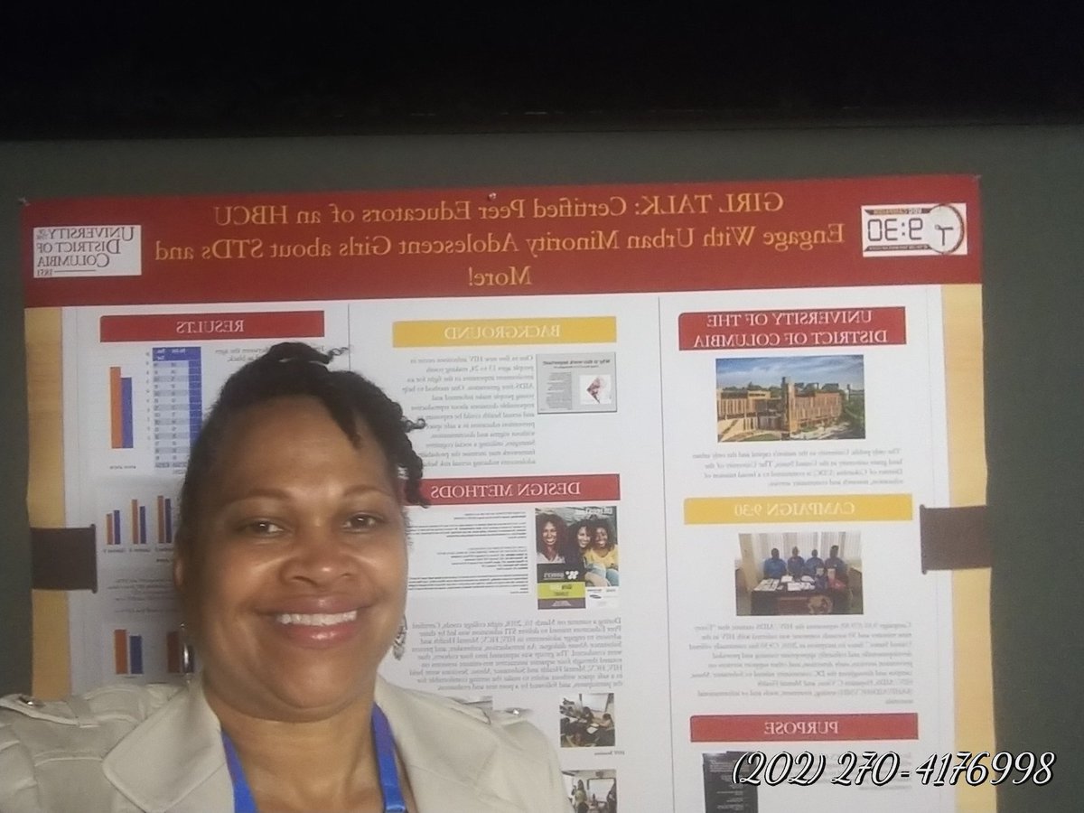 Phronie_PhD's tweet photo. Me in front of my poster at the CDC STI Conference. Hoping to win the poster contest. Please retweet. The poster with the most retweets will win Breakfast with Dr. Bolan
#PickMyPoster 
#STDConf18 https://t.co/IC5mbI0KgK