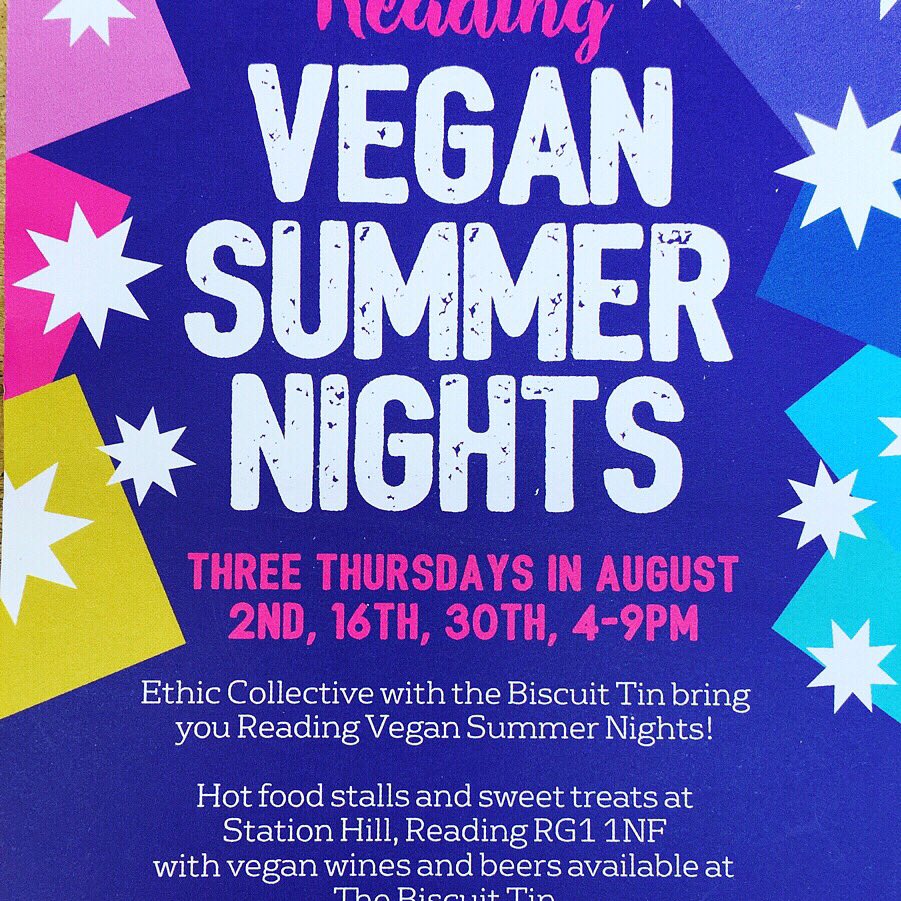 EthicCollective's tweet image. See out the summer at our last vegan summer night this Thursday. Meet up with old friends and make some new ones at our super-friendly gathering. Caribbean nosh @EarthPotFoods @LaPBBakery
Rum cocktails at Biscuit Tin @ThamesTower_ @travelled_vegan @ForburyWorks #vegan #Rdg