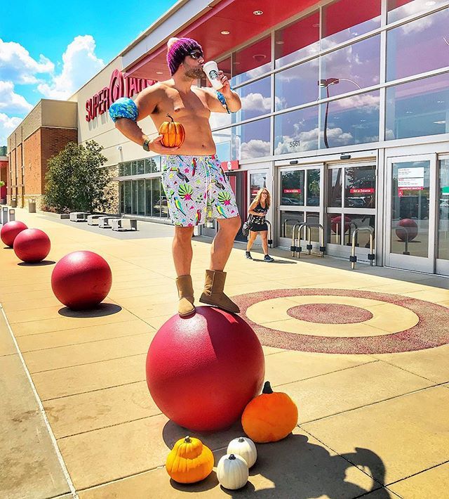 Culligan27's tweet photo. Ugg, if you havenβt heard yet, the #PumpkinSpiceLatte is already back out @starbucks. Iβve never been more confused in my life...neither has the lady behind me. @target ππ #TargetBalling #NinetyDegrees https://t.co/Apfo7riyoL https://t.co/WWsXDq9OSo
