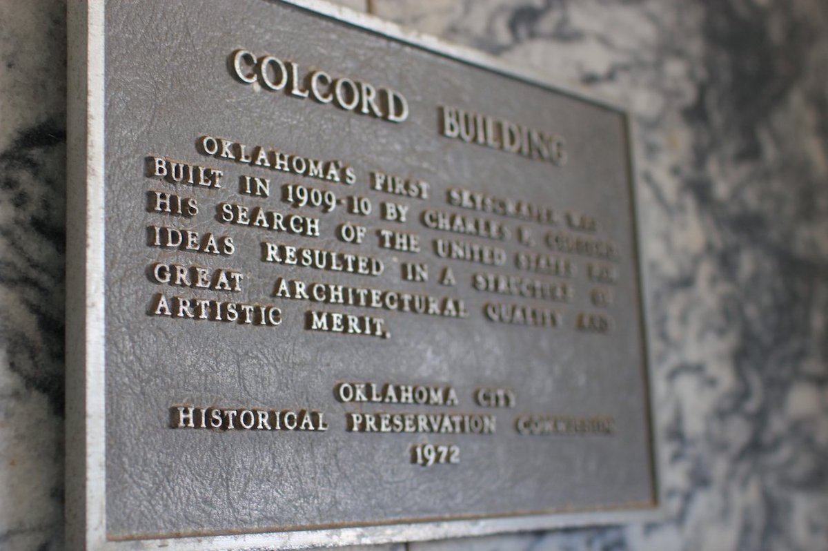 ColcordHotel's tweet photo. #DYK the #ColcordHotel installed the first elevator in #OKC during its construction in 1910? Placed on the #NationalRegisterofHistoricPlaces in 1976, the #Colcord is truly an #OKC hidden gem! #SeeOKC https://t.co/22T3tR94AK