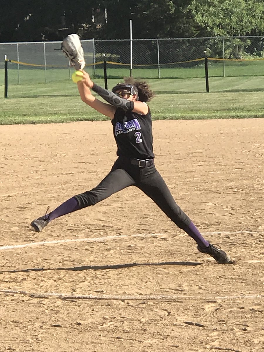 KougarsSoftball's tweet photo. That’s a streak! Kougs are 2-0 with a 18-0 victory at Trinity. Mya Bethany pitched a 1 hitter with 12 strikeouts. #kougarball https://t.co/vEb9hucJSv