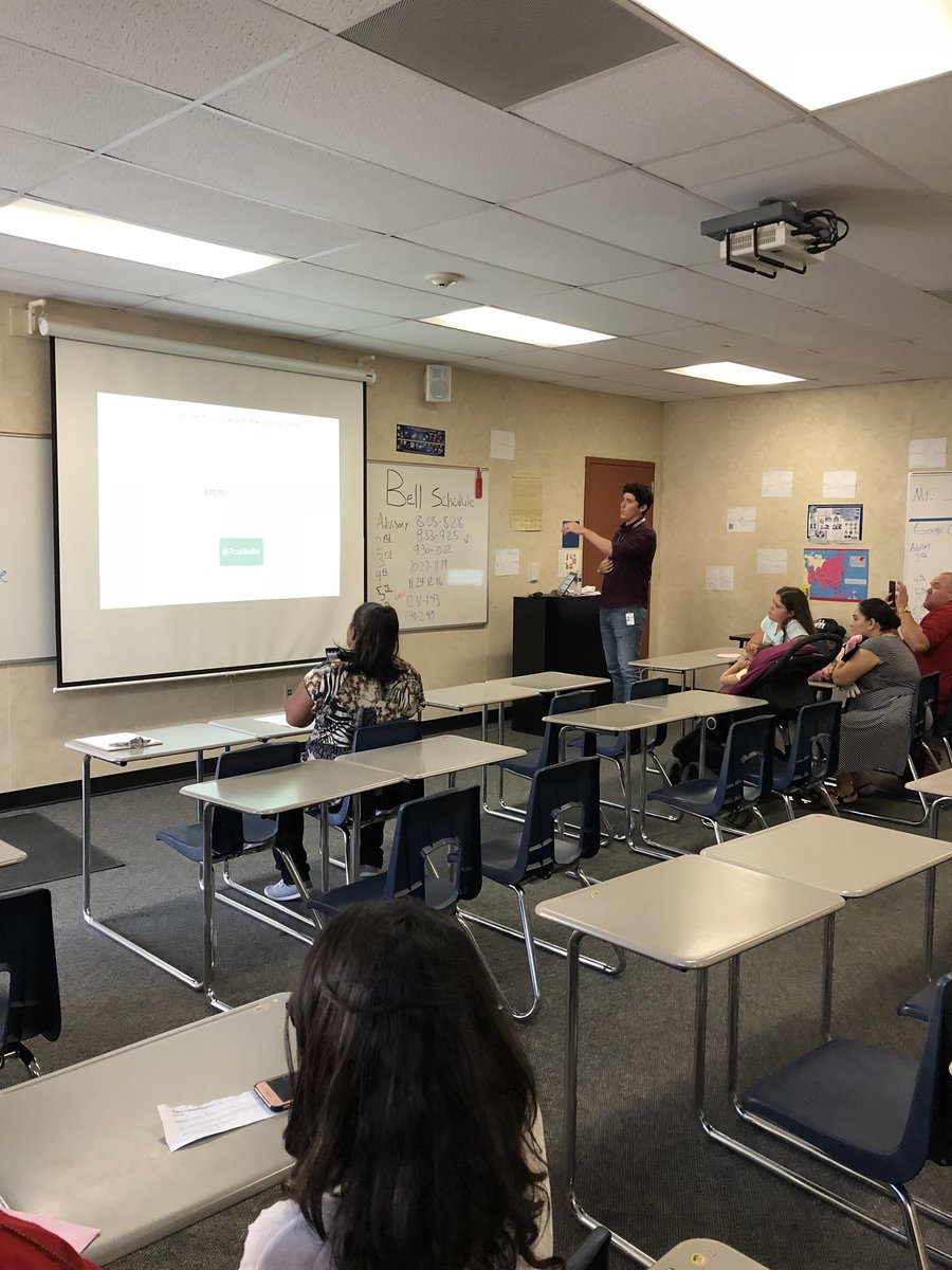 Back-To-School Night at March.  Mavericks are Motivated, Academic, Respectful Caring and Honest