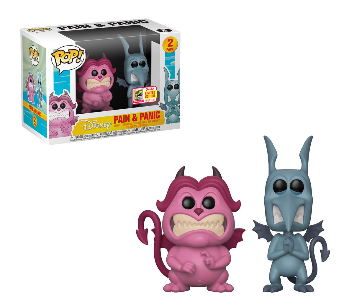 Funko's tweet photo. RT &amp; follow @funko for a chance to WIN a Summer Convention Exclusive Pain &amp; Panic Pop! 2-Pack. https://t.co/hMSbQQech5