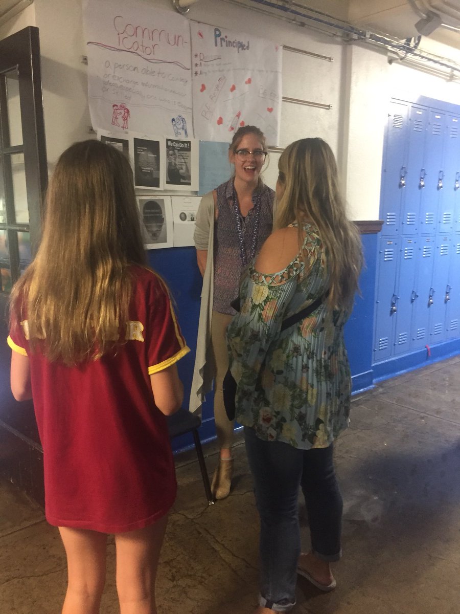 beckyash1113's tweet photo. It’s a great day to be a Pirate! @DarkStoneCoffee to start our day and packed hallways at Open House tonight. Loved seeing former students, too! #piratepride https://t.co/uTsbrtfbej