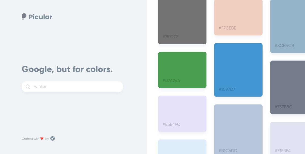 InVisionApp's tweet photo. With this search engine you'll be able to find the perfect color for every mood https://t.co/KRYmRinmuD https://t.co/DeR36tBwvg