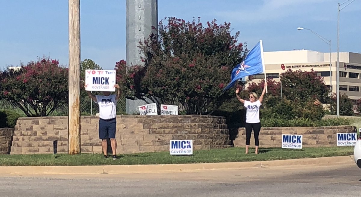 MickforGovernor's tweet photo. Stop by your polling place on the way home and vote for Mick! You have until 7:00pm!

#ResultsNotRhetoric https://t.co/Yvlg5SN0lB